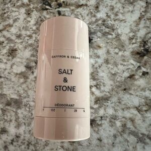 New Salt & Stone Saffron and Cedar Travel Size Deodorant